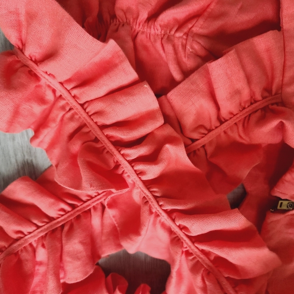 Leona by Lauren Leonard 100% linen dress size 6 - Picture 4 of 8